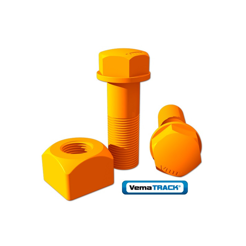 KIT TRACK BOLT/NUT - KIT PERNO/TUERCA DE ZAPATA +21417