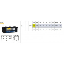 BATERIA N150D160AH